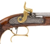 "Beautiful Pair of French Target Pistols by Guillaume Robert Aglon of Saarn (12334517)" - 3 of 19