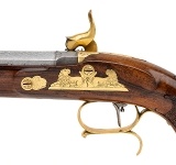 "Beautiful Pair of French Target Pistols by Guillaume Robert Aglon of Saarn (12334517)" - 13 of 19