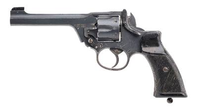"WWI British enfield tanker model Mark VI Revolver in .38 Cal, (D2025-03076), DTX"