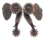 "Crockett Silver Spurs with Jumbo Straps (MIS70159) CONSIGNMENT" - 2 of 4