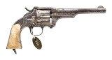 "Factory Engraved Merwin & Hulbert Large frame Top strap Single Action revolver .44-40 (AH9011) Consignment" - 2 of 6