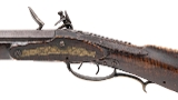 "Massive John Bonewitz Flintlock Bench Kentucky Rifle (AL10262) CONSIGNMENT" - 4 of 11