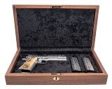 "(SN: NCP46795) Nighthawk Custom Heirloom 1911 VIP Silver Pistol 9mm (L2025-09842) NEW" - 5 of 6