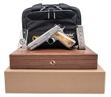 "(SN: NCP46795) Nighthawk Custom Heirloom 1911 VIP Silver Pistol 9mm (L2025-09842) NEW" - 3 of 6