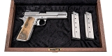 "(SN: NCP46795) Nighthawk Custom Heirloom 1911 VIP Silver Pistol 9mm (L2025-09842) NEW" - 6 of 6