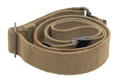 "USGI M1943 olive green webbed rifle sling (12317791) Consignment" - Image 2 of 2