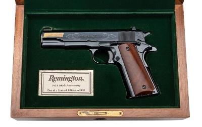 "Remington 1911 R1 100th Anniversary Pistol .45 ACP (D2026-00017)DTX"