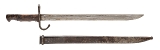 "WWII Japanese Type 30 Hooked Quillon Bayonet with scabbard (MEW4235)" - 1 of 2