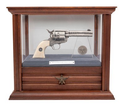 "Colt Single Action Army 3rd Gen Weldon Lister Brand Inspector Centennial Commemorative Revolver .45 Colt/.45 ACP (L2026-00859)"