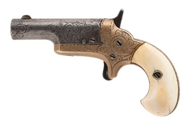 "Factory Engraved Colt 3rd Model Derringer (61280) DTX" - Image 2 of 6