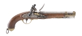 "Austrian Model 1851 Tube Lock Pistol Altered to Flintlock (AH6480)" - 1 of 5