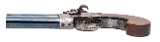 "Georgian Era Double Barrel Flintlock Pistol by Knubley of London (AH6360)" - 5 of 6