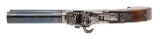 "Georgian Era Double Barrel Flintlock Pistol by Knubley of London (AH6360)" - 4 of 6