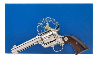 "Colt Single Action Army European Edition 3rd Gen Engraved Revolver 9mm (C20231)" - Image 4 of 7