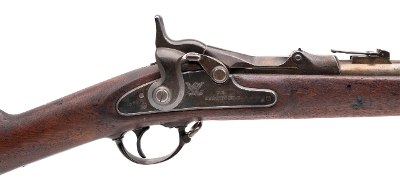 "U.S. Springfield Model 1868 Trapdoor Rifle .50-70 (53196)(DTX)" - Image 2 of 10