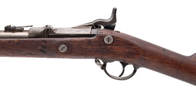 "U.S. Springfield Model 1868 Trapdoor Rifle .50-70 (53196)(DTX)" - Image 6 of 10