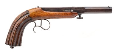 "Belgian Zimmerstutzen Percussion Target Pistol (AH6587)"