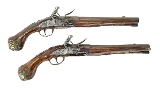 "Fine Pair of English Flintlock Pistols (AH5778)" - 1 of 20