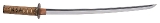 "Japanese Koto Period Wakizashi – Muromachi Era Blade in Fine Edo Koshirae (SW2004)" - 1 of 11