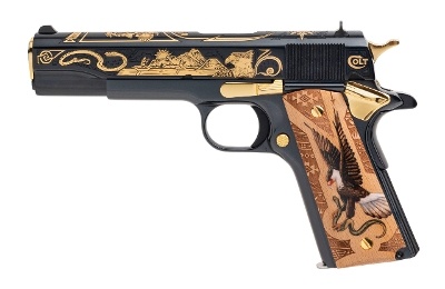 "(SN: GV092413) SK Customs Colt Government 1911 Kingdom Of Aztlan Pistol .38 Super (L2026-01614) NEW AUSTX" - Image 2 of 4