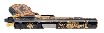 "(SN: GV092413) SK Customs Colt Government 1911 Kingdom Of Aztlan Pistol .38 Super (L2026-01614) NEW AUSTX" - Image 3 of 4
