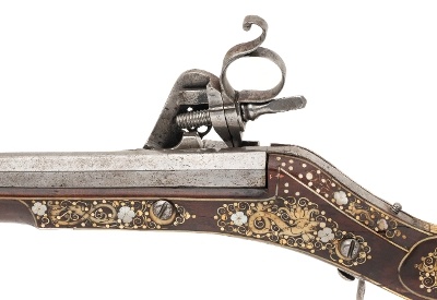 "Rare Silesian Tschinke Wheel-Lock Sporting Rifle – Breslau School, ca. 1590–1620 (AL10281)" - Image 7 of 16