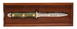 "CASED JOHN EK SPECIAL FORCES COMEMORATIVE COMMANDO KNIFE (12341029)" - 1 of 7