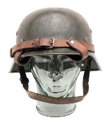 "Pre-World War II German single decal M35 steel helmet (12343625)" - Image 1 of 6