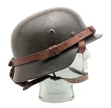 "Pre-World War II German single decal M35 steel helmet (12343625)" - Image 3 of 6