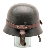 "Pre-World War II German single decal M35 steel helmet (12343625)" - Image 2 of 6
