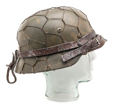 "German World War II M35 steel helmet (12343626)" - Image 3 of 6