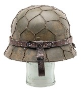 "German World War II M35 steel helmet (12343626)" - Image 2 of 6
