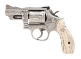 "Smith & Wesson 66-4 Custom Engraved Revolver .357 Magnum (PR73831) AUSTX" - Image 1 of 6