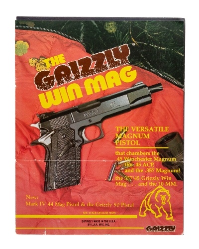 "L.A.R. Grizzly Mark I Pistol .45 Win Mag with Conversion Kits (D2025-02910) DTX" - Image 8 of 10