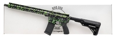 "(SN: R5431) Bird Dog BD-15 ""Venom Splatter"" Rifle 5.56 NATO (NGZ5954) NEW" - Image 5 of 5