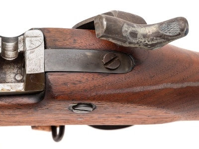 "U.S. Springfield Model 1866 2nd Allin Conversion Trapdoor Rifle .50-70 (59267)" - Image 7 of 10