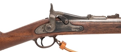 "U.S. Springfield Model 1866 2nd Allin Conversion Trapdoor Rifle .50-70 (59267)" - Image 2 of 10