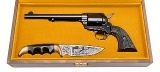 "COLT SINGLE ACTION ARMY 3RD GEN TRANS ALASKA PIPELINE MILEPOST COMMEMORATIVE REVOLVER .45 COLT (L2026-00623)" - 1 of 12