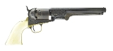 "Inscribed Factory Engraved Colt 1851 Navy with Carved Mexican Eagle Ivory Grips (C14631) DTX" - 4 of 11