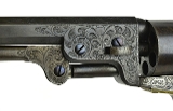 "Inscribed Factory Engraved Colt 1851 Navy with Carved Mexican Eagle Ivory Grips (C14631) DTX" - 3 of 11