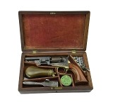 "Cased Colt 1849 Pocket Revolver (C13228)" - 1 of 9