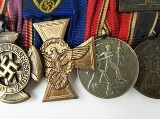 "German WWII Six Medal Bar which includes The" Luftschutz-Ehrenzeichen 1c Stuf" (MM958)" - 6 of 6