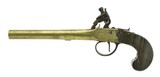 "Pair of British Brass Barrel Pistols Converted from Flintlocks. (AH5391)" - 4 of 5