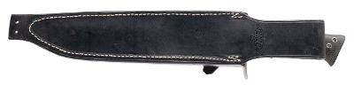 "WALTER BREND MODEL 2-10 TANTO CUSTOM KNIFE W/SHEATH (68634)" - Image 4 of 8