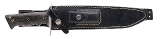 "WALTER BREND MODEL 2-10 TANTO CUSTOM KNIFE W/SHEATH (68634)" - Image 3 of 8