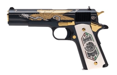 "(SN: BDB252) COLT GOVERNMENT ""BANDERA DE MEXICO"" PISTOL .38 SUPER (L2026-03509) NEW" - Image 2 of 4