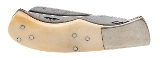 "CLYDE FISCHER TRAPPER #2 IVORY 2 BLADE CUSTOM FOLDING KNIFE (68706)" - 3 of 9