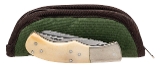 "CLYDE FISCHER TRAPPER #2 IVORY 2 BLADE CUSTOM FOLDING KNIFE (68706)" - 7 of 9
