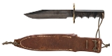 "RANDALL MODEL 14 ATTACK KNIFE 7.5"" WITH JRB SHEATH (68613)" - Image 2 of 8