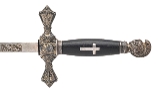 "Antique Masonic Knights Templar Sword (12341925) USED DTX" - Image 16 of 16